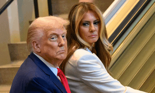 Donald Trump Comments on UN Escalator Glitch