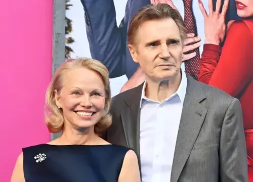 “Pamela Anderson’s Dating News Sparks Debate as Liam Neeson’s Photos with Late Wife Resurface”