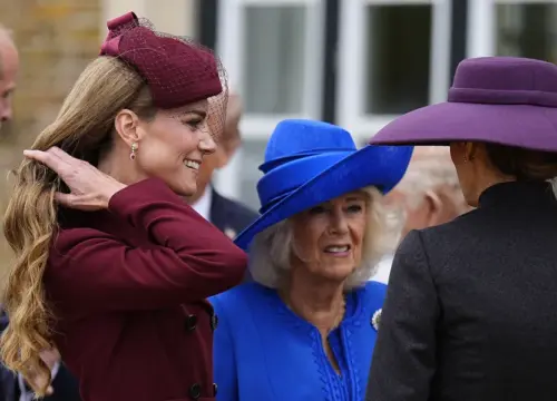 “An awkward moment between Melania Trump, Camilla, and Kate Middleton has gone viral.”