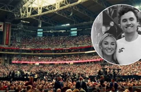 “One Day Changed My Life” – Brittany Aldean Reflects on the Spiritual Awakening and Inspiration She Felt at Charlie Kirk’s Memorial, Which Drew 90,000 Attendees and Sparked Hope in Many.
