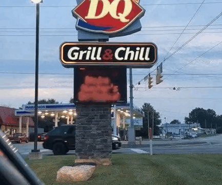 Viral Dairy Queen Sign from Wisconsin Gains Attention Online