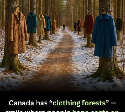Winter Forests of Hope: Canada’s Hanging Clothes for Those in Need