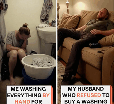 “My Husband Prioritized a Vacation for His Mother Over Buying a Washer — What Happened Next Left Him Stunned”
