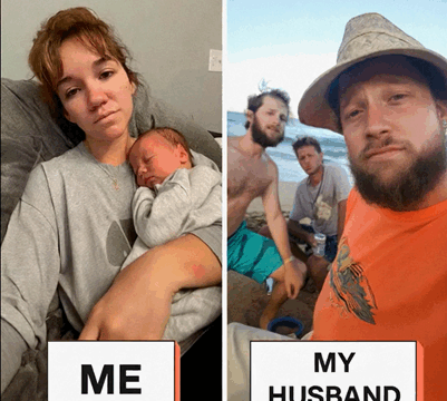 While I was healing from my C-section, my husband chose to go on a trip with his friends — and the way he acted when he returned said it all.