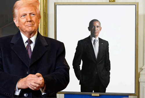 Ex-White House Photographer Slams Trump for ‘Petty’ Move to Hide Obama’s Portrait