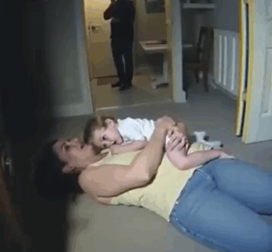 “Once my husband finished making dinner, my son and I went downstairs. I acted as if…”