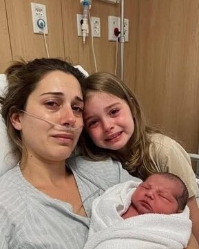 My mom went into labor ahead of schedule.