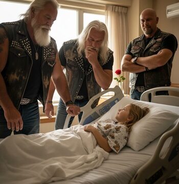 Four Bikers Paid a Heartfelt Visit to the Little Girl the World Seemed to Ignore