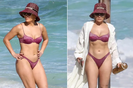 Jennifer Lopez, 55 and glowing! She rocks a bikini with timeless style, showing age truly means nothing.