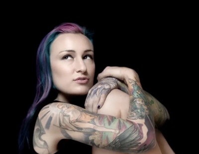 From Head to Toe: This Woman Has Tattooed 99.8% of Her Body and Earned a Spot in the Guinness Book! (Before and After Photos)