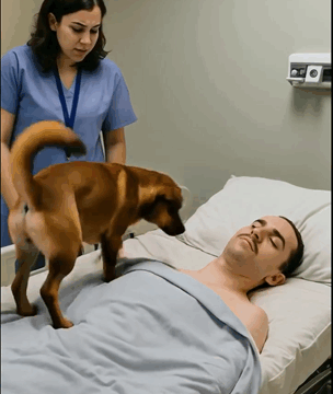 As the medical team readied to remove the young officer from life support, they allowed his loyal dog a final farewell—what happened next stunned everyone.