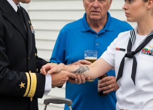 My Father Introduced Me as His “Little Clerk” — Until His Former Navy Brother-in-Arms Looked Closer and Realized Who I Really Was
