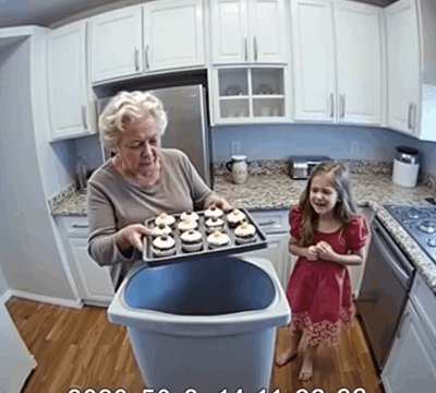 After my 8-year-old spent five hours baking cupcakes for the family, my mother tossed them without a thought.