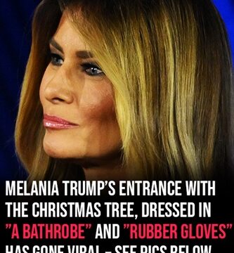 Melania Trump Sends the Internet Into a Frenzy With Her White House Christmas Look.