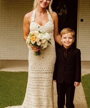 My mother-in-law mocked my handmade wedding dress in front of my son — my husband’s response was spot on.