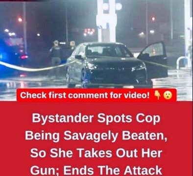 Heroic Woman Stops Attack on Officer With Her Firearm
