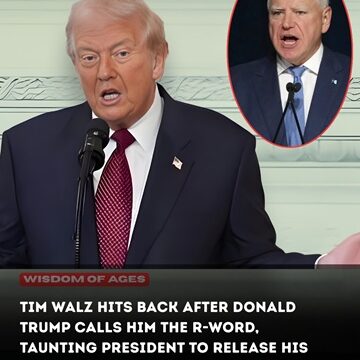 Tim Walz Fires Back After Trump Uses the R-Word, Challenging Him to Make His MRI Public