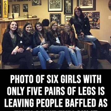 Six Girls, Five Pairs of Legs: The Optical Illusion That’s Leaving People Baffled
