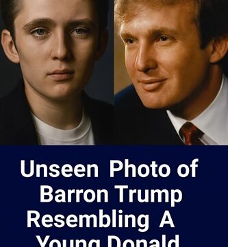 Viral Photo Shows Barron Trump Next to Young Donald Trump