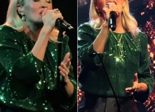 An Unannounced Christmas Song by Carrie Underwood Leaves Her Nashville Church in Awe