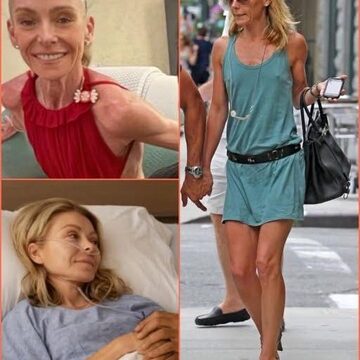 The father was supported by others during the wake…