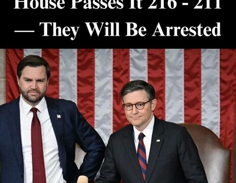 “Republican-Led U.S. House Approves Key Legislation in a 216-211 Vote”