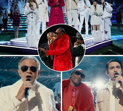 The stadium went silent for 90 seconds as Snoop Dogg stunned the crowd by bringing Andrea Bocelli, HUNTR/X, and Lainey Wilson onto the NFL Christmas stage. Over 60 million viewers around the world were left in awe. Nobody saw Netflix’s Christmas Eve show becoming a viral sensation like this. As halftime music played, Snoop made a surprise appearance, and the stadium erupted when Bocelli unexpectedly joined HUNTR/X and Lainey Wilson in a once-in-a-lifetime collaboration. Within seven minutes, social media was flooded with reaction clips, tens of millions of views, and countless stunned exclamations: “Is this real?” No fireworks, no flashy tricks — just voices that seemed impossible to unite, yet created a magical moment for the holidays.