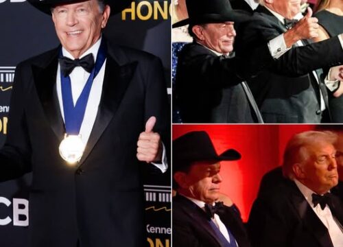 A Serene Moment Unfolded at the Kennedy Center as George Strait Took a Seat Beside President Trump