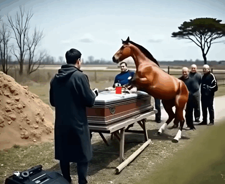 During My Husband’s Burial, His Horse Knocked the Coffin Lid Loose