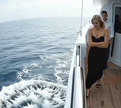 As my ‘accident’ unfolded, my daughter-in-law quietly whispered, “Say hi to the sharks.”