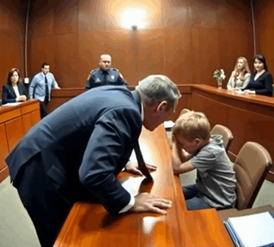 During the custody hearing, my ex-husband yelled, “Our son loves me! He’s scared of his…”