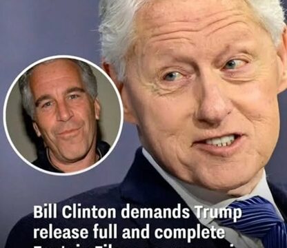 Clinton Urges Trump to Make Full Epstein Records Public, Citing Someone ‘Under Protection’